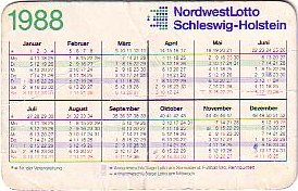 Lotto-Kalender 1988