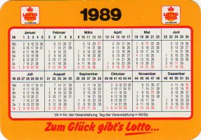 29+ Kalender 1989 lengkap ideas